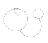 Bracciale Amen Donna Baciamano in Argento Zircone BAMABBZ4 - BAMABBZ4